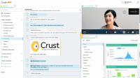 Screenshot der Crust-Benutzeroberfläche