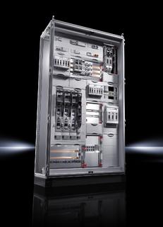 Wie montageeffiziente Lösungen aussehen, stellt Rittal mit seinen neuen Installationsverteilern aus dem Systembaukasten Ri4Power unter Beweis / Foto: Rittal GmbH & Co. KG