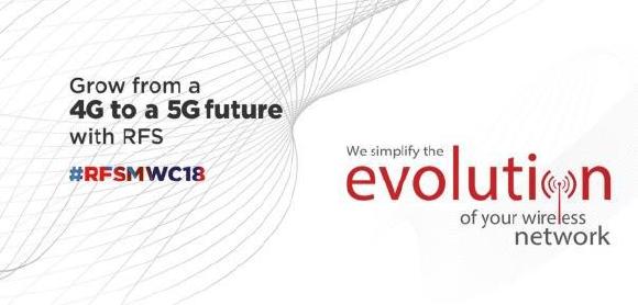 RFS to showcase advanced antenna solutions to simplify the evolution to 5G at MWC 2018