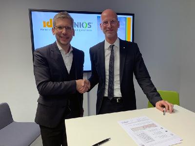 Dr. Jonas Danzeisen (CEO Venios GmbH) und Herr Jörn Fischer (Geschäftsführer IDS GmbH)