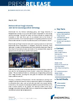 2021-05-26 Rheinmetall and Tongji University_Joint lab for new energy vehicle technology_en.pdf