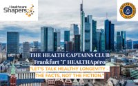THE HEALTH CAPTAINS CLUB lädt ein zum HEALTHApéro am 04.10.2023. in Frankfurt. Healthcare Shapers sind als Co-Host mit an Bord, Günther Illert, Gründer des Netzwerks, moderiert die Diskussion