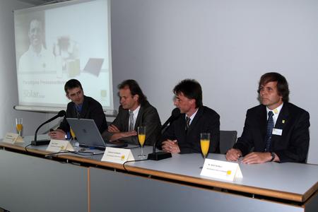 Intersolar press conference of the Paradigma Group at Munich, 12 June