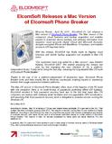 [PDF] Press Release: ElcomSoft Releases a Mac Version of Elcomsoft Phone Breaker