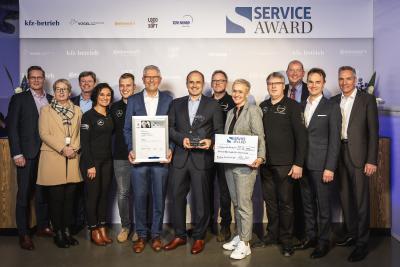 Das Autohaus Beresa OWL aus Detmold gewinnt den "Service Award 2019" (Foto: Stefan Bausewein / Vogel Communications Group)