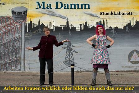 Frauentagskabarett an der TU Ilmenau: "Arbeiten Frauen wirklich oder bilden sie sich das nur (© Jürgen Schaden-Wargalla)