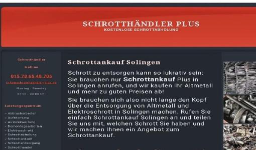 Schrottankauf Solingen