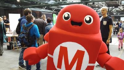 Makey - das Maskottchen der Maker Faire / Quelle: Sylke Wilde