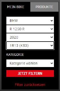 Filter im Zubehörshop