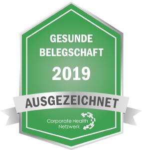 Das Siegel Gesunde Belegschaft 2019