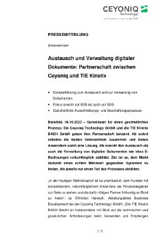 22-10-04 Austausch und Verwaltung digitaler Dokumente - Partnerschaft zwischen Ceyoniq und TIE K.pdf