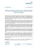 [PDF] Pressemitteilung: Umicore spendet 23.000 Euro an gemeinnützige Vereine in Hanau