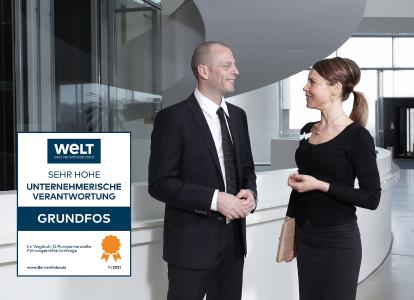 Grundfos für "unternehmerische Verantwortung" ausgezeichnet