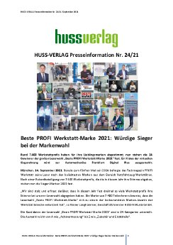 Presseinformation_24_HUSS_VERLAG_Beste PROFI Werkstatt-Marke 2021_Würdige Sieger bei der Markenw.pdf