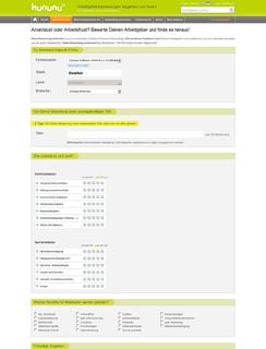 Auf der Online-Plattform kununu können Arbeitnehmer ihren Arbeitgeber über eine einfache Oberfläche bewerten