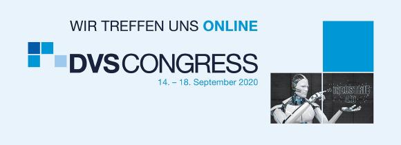 Das Logo des DVS CONGRESS 2020 im Onlineformat / Quelle: Alexander Limbach/stock.adobe.com/DVS