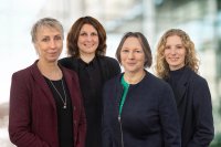 v.l.n.r.: Bärbel Peters, Katrin Witte, Sabine Ulrichs, Lea Tornow