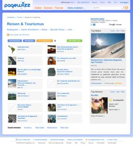 PageWizz-Themenseite Reisen und Tourismus