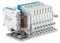 Die feldbuskompatible Vakuumeinheit der Serie ZKJ überzeugt u.a. mit umfassenden (Fern-)Steuerungs- und Überwachungsfähigkeiten, reduziertem Luftverbrauch um bis zu 90 % dank Energiesparfunktion