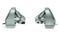 Die Basis des doppelseitigen Faserjustage-Systems F-712.HA2 ist ein Aufbau aus H-811 Hexapod und P-616 NanoCube® Nanopositionierer. Das parallelkinematische Design sorgt für eine hohe Systemsteifigkeit. Die motorisierten Antriebe ermöglichen längere Stellwege, gleichzeitig sorgt der NanoCube® Nanopositionierer für schnelle Scanningbewegungen. (Foto PI)