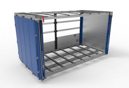 Elting und WIHAG Fahrzeugbausysteme GmbH stellen auf der IAA Nutzfahrzeuge den gemeinsam entwickelten Alu-Curtainsider mit VarioFRAME-Unterbau und integrierter VarioSAVE-Ladungssicherung vor.