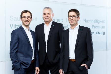 Von links nach rechts: Michael Mayer, Klaus-Peter Karnstedt und Lars Urban sind die Geschäftsführer der Meiko Deutschland GmbH