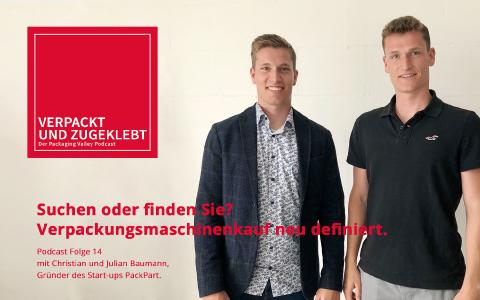 Wie kann der zeitintensive Such- und Kaufprozess effizienter gestaltet werden? Darüber sprechen die zwei PackPart-Gründer und Studenten Christian und Julian Baumann