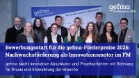 Bewerbungsstart für die gefma-Förderpreise 2026