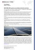 [PDF] Press Release: BELECTRIC PEG system successfully installed in Australia