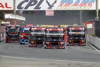 Auch in Zolder fuhren Markus Oestreich, Markus Bösiger und Adam Lacko wieder auf das Siegerpodest