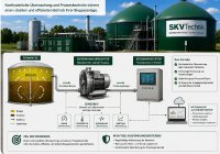 Beim Eintrag von Luft oder Gas in Flüssigkeiten können gelöste Gase ausgetrieben oder Prozesszustände stabilisiert werden.