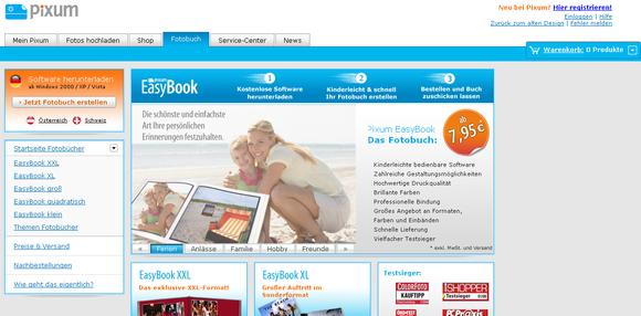 Pixum Website Fotobuch