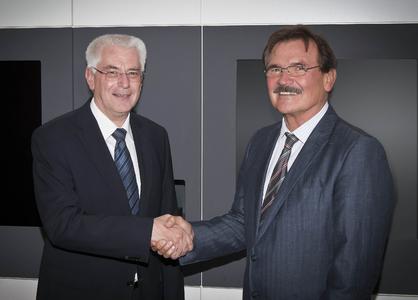 l. Paulinus Hohmann und r. Norbert Dorn