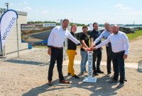 Sonnenstrom für 1400 Haushalte: Inbetriebnahme Solarpark Bruhrain-Süd / Fotocredit: Steffen Hoffner/W Power GmbH