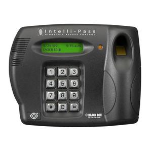 Biometrische Zugangskontrolle für Türen über Fingerprint, PIN und RFID von Black Box