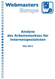 Webmasters Europe stellt Arbeitsmarktanalyse 2012 vor.