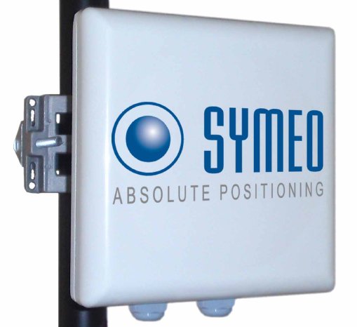 Das Symeo LPR-1DXi-Modul integriert Antenne und Auswerte-Elektronik in ein nur 190 x 190 x .jpg