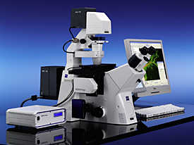 Das System Definite Focus für das Mikroskop Axio Observer.Z1 von Carl Zeiss sorgt für Fokus- stabilität und ist kompatibel mit allen Optionen des Live Cell Imaging