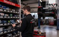 Digitale Werkstattlager schaffen Transparenz zwischen Teileeingang, Lager und Fahrzeugauftrag.