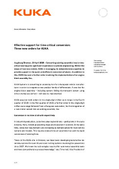 Press Release Support for time critical conversion Three new orders.pdf
