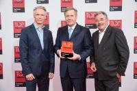 v. l. n. r. Jürgen Heidak, Christian Wulff, Jürgen Topp ; Verleihung TOP CONSULTANT...