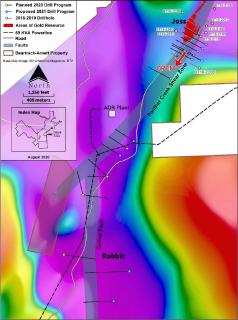 Figure 3: Beartrack Rabbit and Joss Areas Drill Program