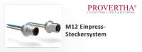 [PDF] Pressemitteilung: M12 Einpress-Steckersystem von Provertha