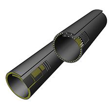 With an external diameter of 750 mm to 900 mm, the new MegaPipes double the flow rates compared to conventional closed-trough belts. They are available as textile belts or steel cord belts. Photo: ContiTech