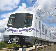 Visitors will reach the Expo in Shanghai on newly built lines of the local metro system. ContiTech equips the rail vehicles with air spring systems. Photo: Siemens