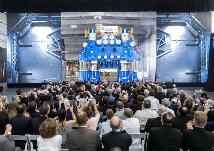 Ceremonial presentation of the new 60k die forging press at Weber Metals in Paramount, California
