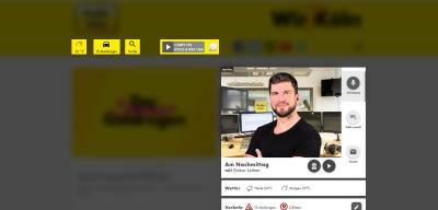 Web Components für Wetter, Verkehr, Playlist und Suche liefern topaktuelle Informationen.