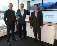 v.l.n.r. Norbert Schobel (Regional Channel Manager, Deutschland bei Raritan), Jens Klemencic (Line- und Branch Manager Atlantik Systeme) und Ralf Ploenes (Geschäftsführer Raitan Deutschland)