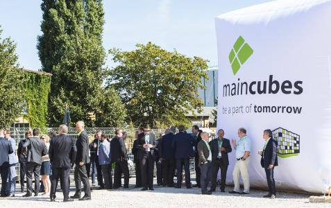 maincubes Grundsteinlegung 2016