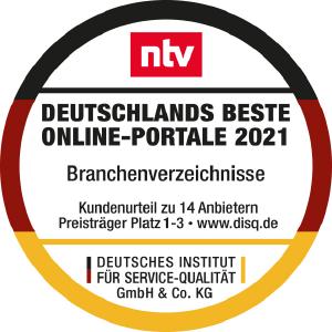 DISQ-Auszeichnung_Branchenverzeichnisse 2021
